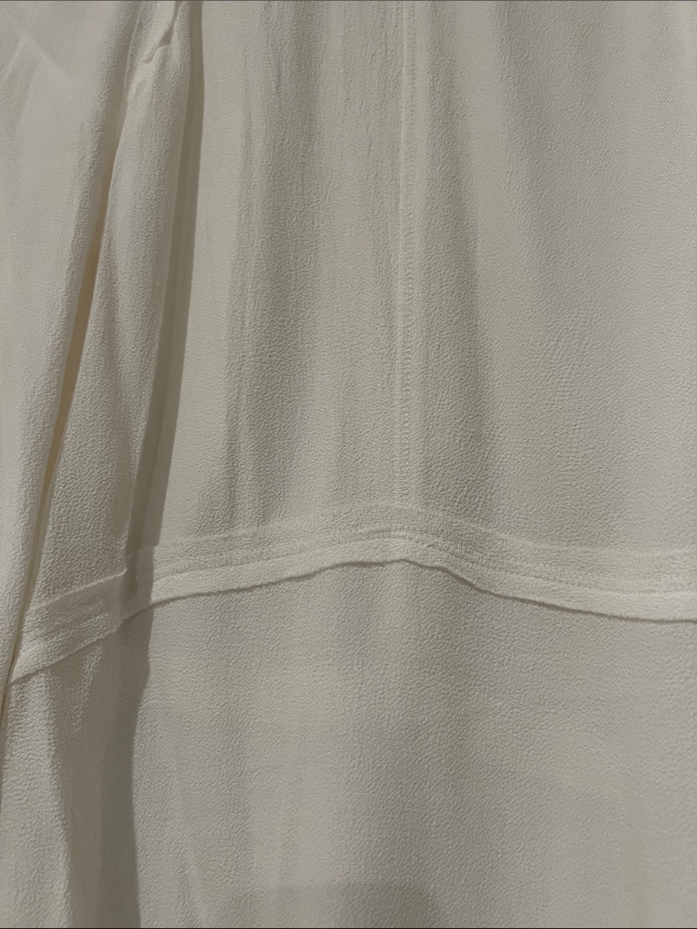 Women’s White Long Sleeve Blouse - Picture 2 of 5